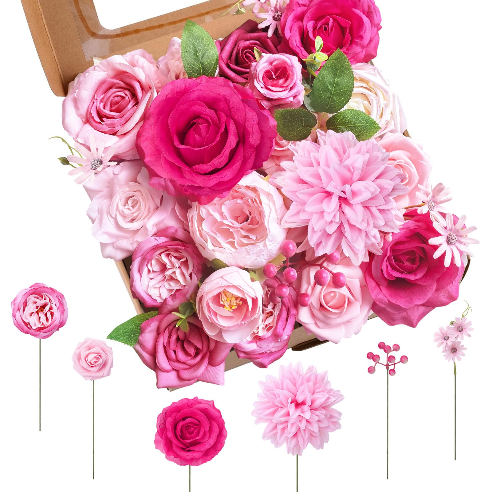 Jspupifip Artificial Flowers Combo Box