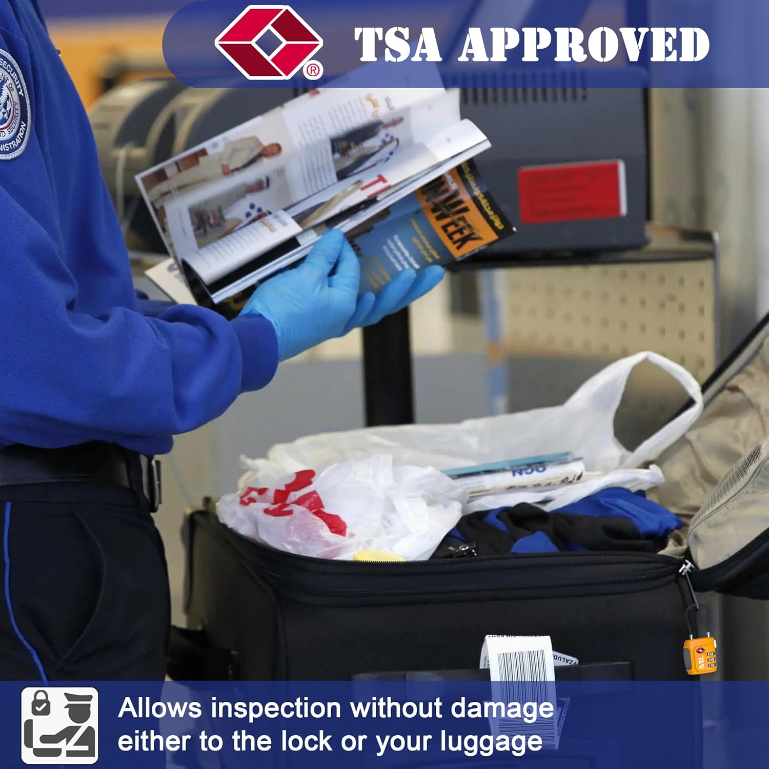 TSA Approved Luggage Lock, DSL Pack of 2 Travel Combination Padlocks with Code (3 Digits), Code Lock for Travel Suitcases Luggage Bag Case etc TSA Approved Luggage Lock, DSL Pack of 2 Travel Combination Padlocks with Code (3 Digits), Code Lock for Travel Suitcases Luggage Bag Case etc