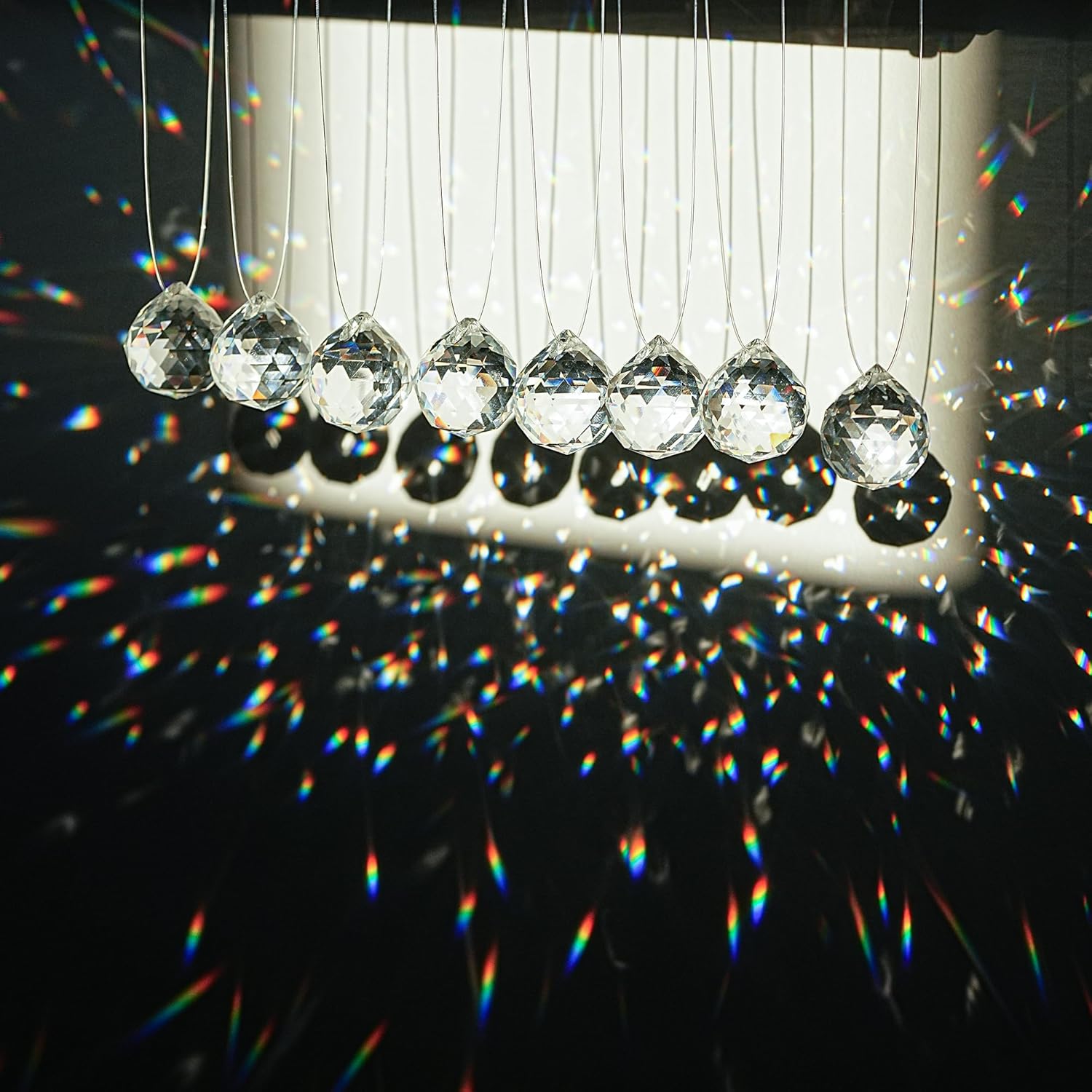 20mm Chandeliers Prism Sun Shine Catcher (Crystal Ball Prisms + Heart Prisms)