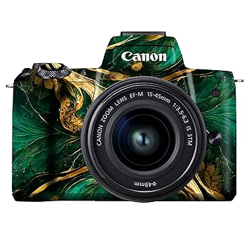 WRAPTURE. Premium DSLR Camera Scratchproof Protective Skin for Canon M50 Mark II - No Residue Removal, Bubble Free, Scratch Resistant, Stretchable, HD Quality Printed - HDCS 013