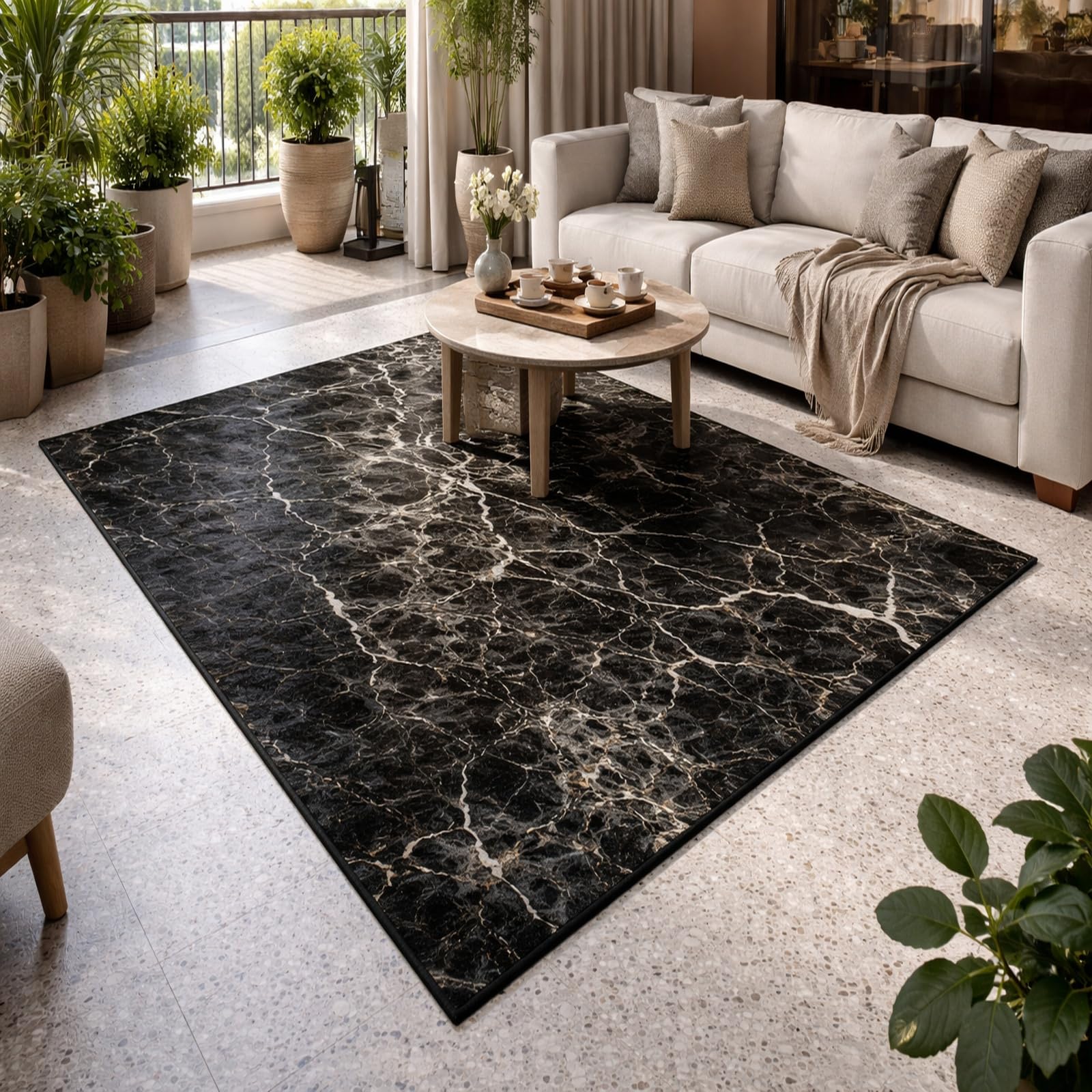 Tapis lavable et antidérapant pour protéger le sol de la cuisine