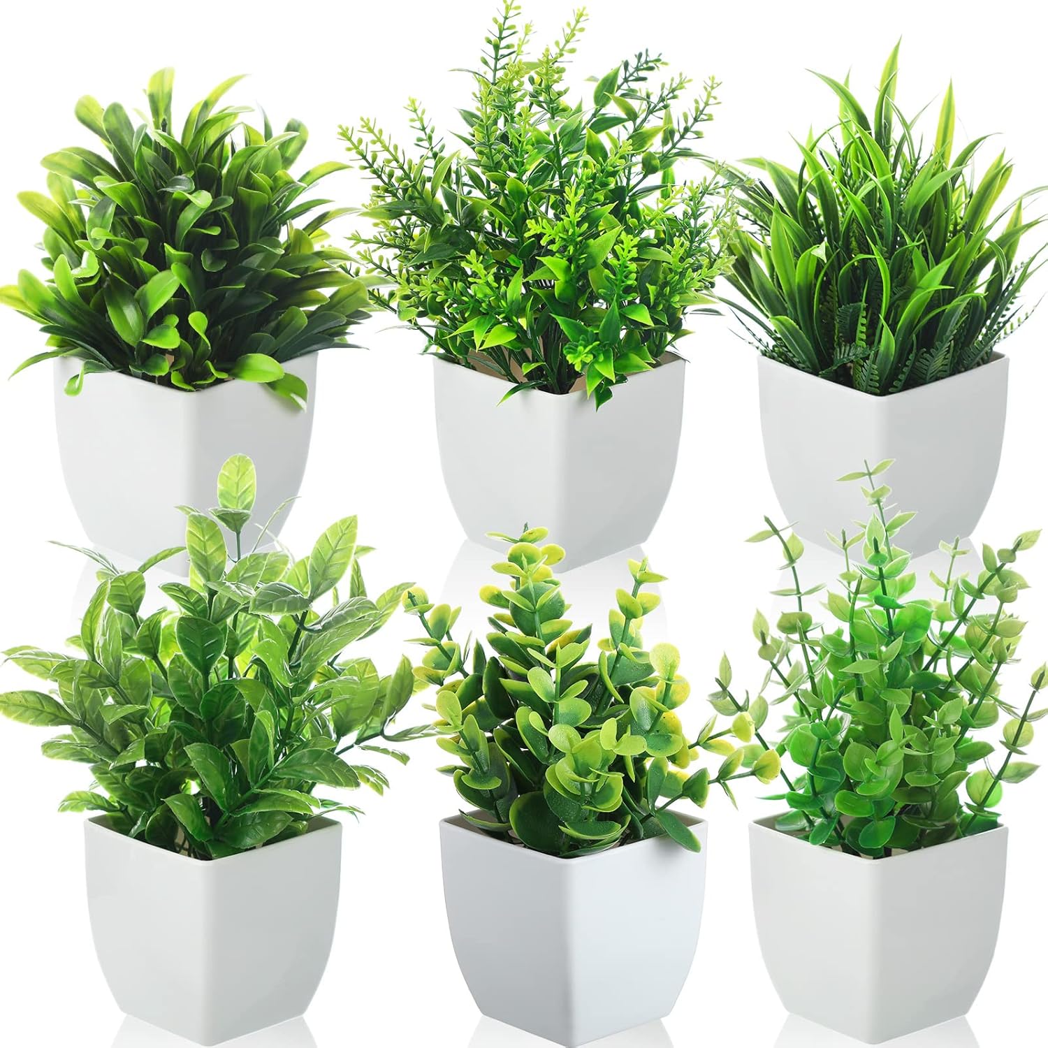 Small Fake Plants Mini Artificial Potted Plants Indoor