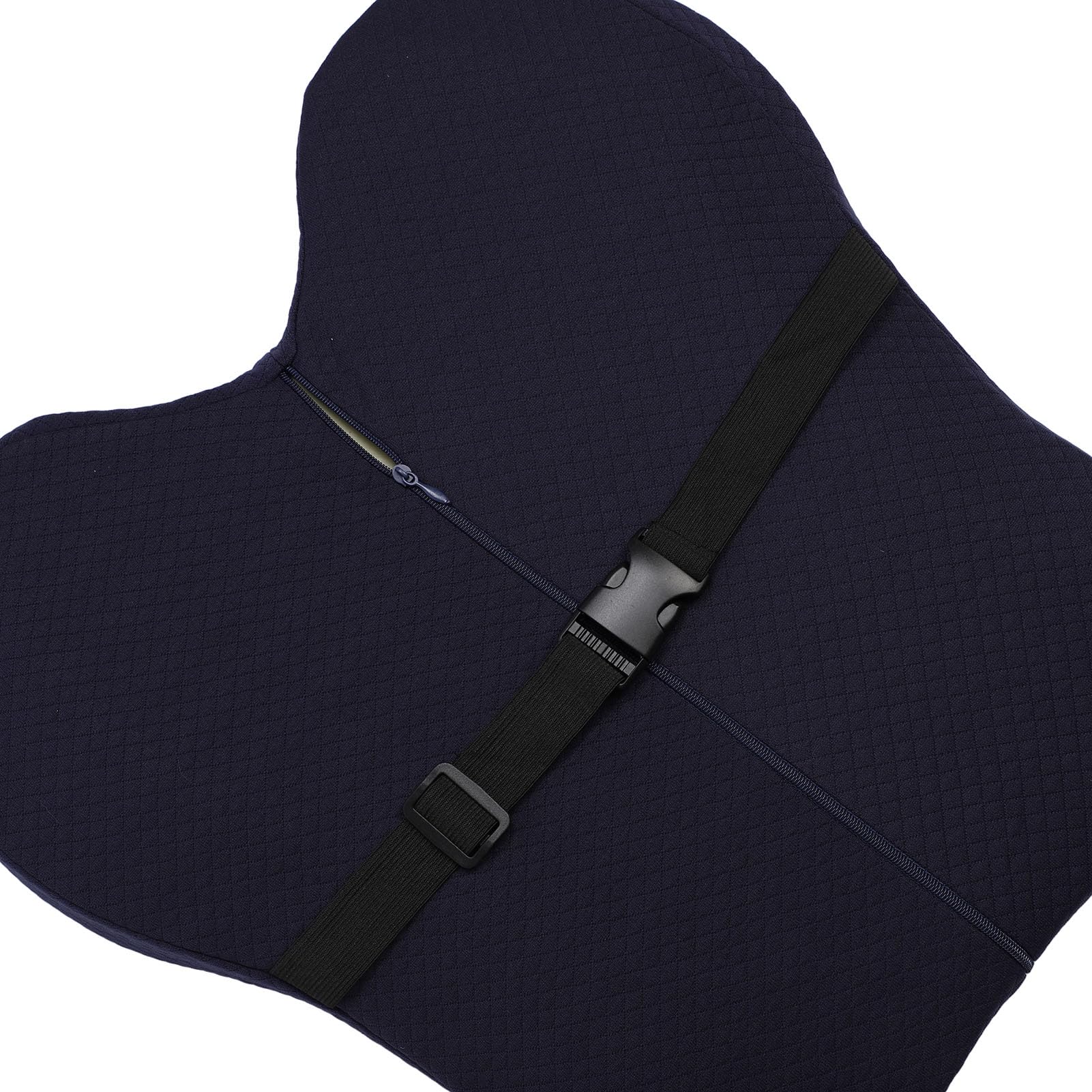 Cuscino Sedile con Supporto Lombare, Memory Foam Regolabile per
