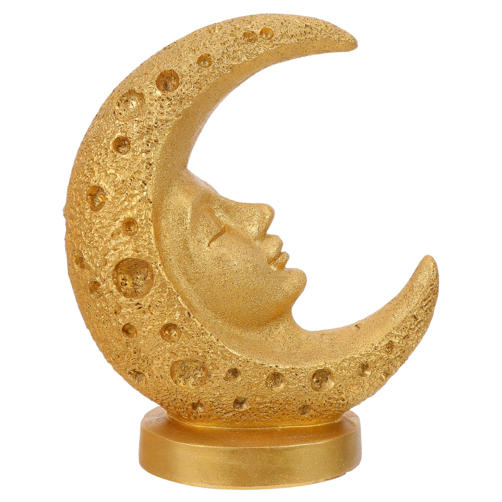 Décoration Ramadan Croissant de Lune en Résine pour Centre de Table Aïd