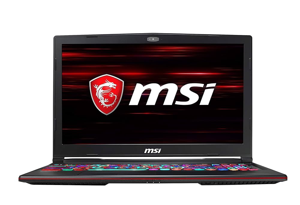 ★美品★i7/32GB/SSD 480G+1TB/K2000/X99/850W MSI Gaming GL63 9SEK-801IN 2019 16-inch Laptop (9th Gen i7