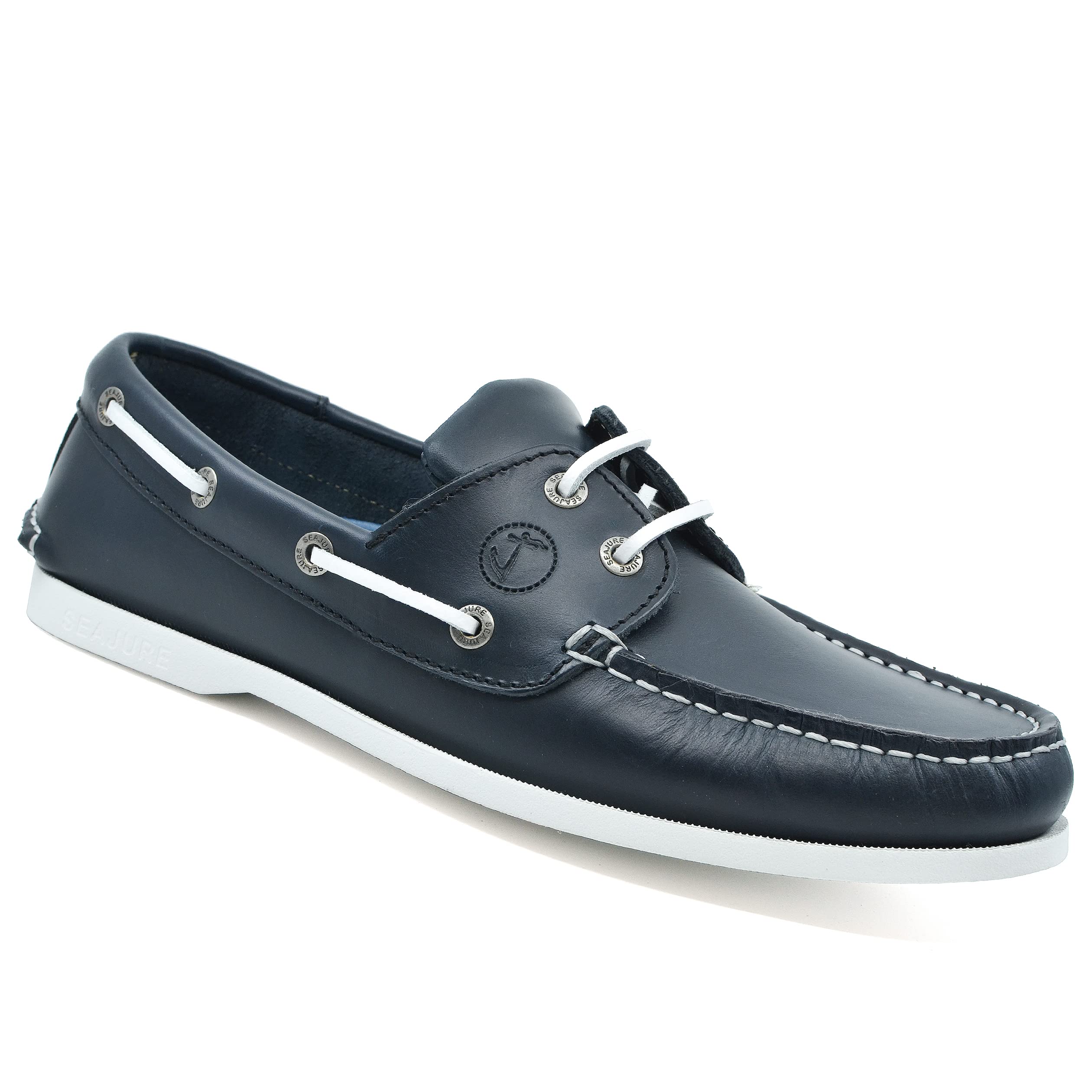 Chaussures Bateau pour Femme Watamu Cuir Bleu Marine