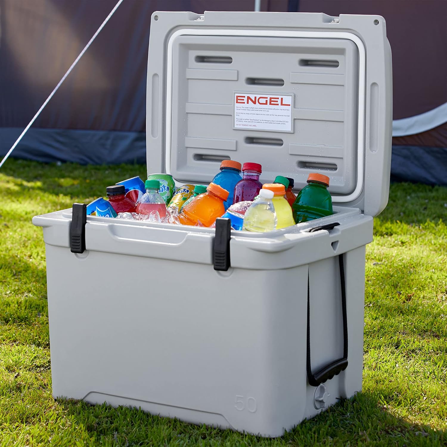 Engel Coolers ENG50 Cooler | 60 Can High Performance Durable Seamless Rotationally Molded Ice Box for Camping, Hunting, and Fishing image 5