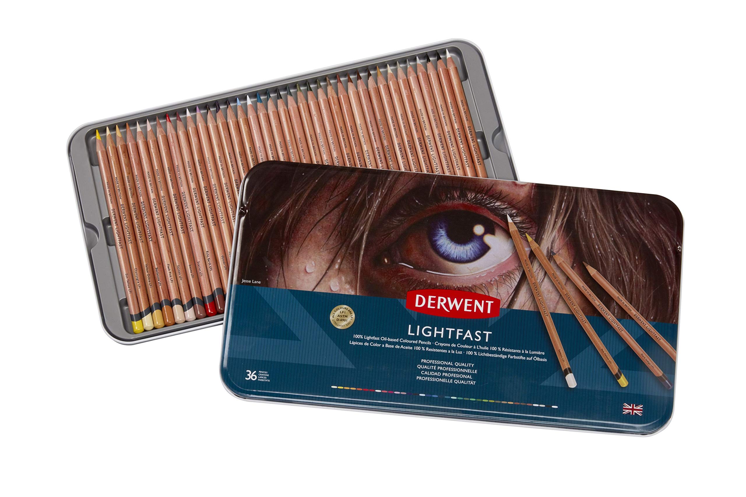 Derwent Lightfast Colouring Pencils Set Of 36 Professional Quality 2302721 Amazon Com Au Home