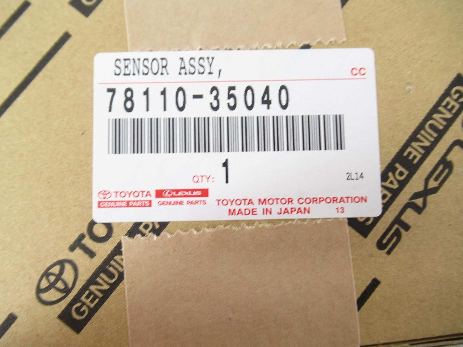 OEM Genuine Toyota Accelerator Sensor Sub-Assembly 78110-35040 7811035040