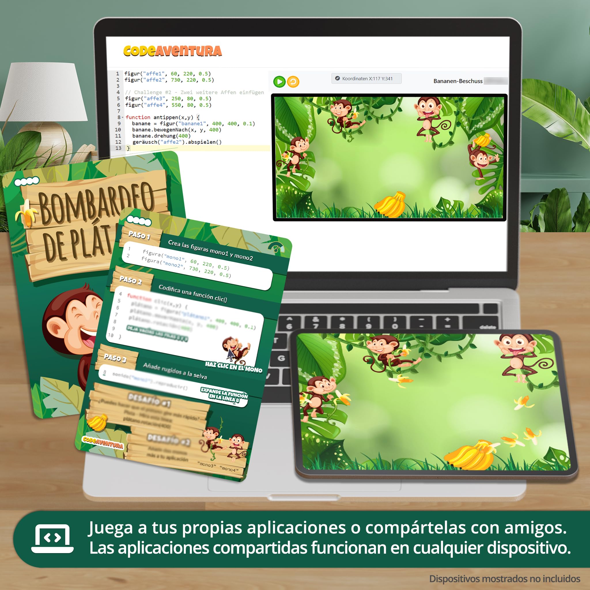 CodeAventura - Aprende Programación para Niños con Apps y Juegos Reales - Programación e Informática JavaScript para Principiantes
