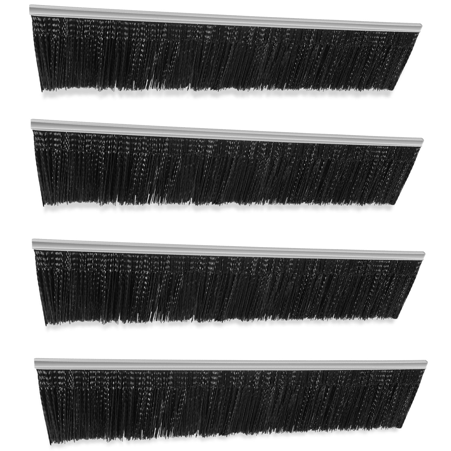 Paquete de 4 cepillos de 21-3/4 pulgadas para remolque Craftsman Agri-Fab de 42 pulgadas detrás del césped y barredora de hojas, 46780
