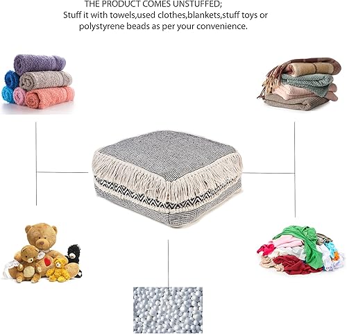 Miniatura 4 de Redearth - Puf otomano sin relleno