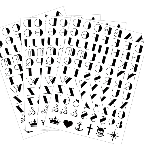 Miniatura 9 de Tatuajes de murciélagos falsos, 4 hojas de tatuajes temporales de murciélago vampiro volador negro para disfraz de Halloween