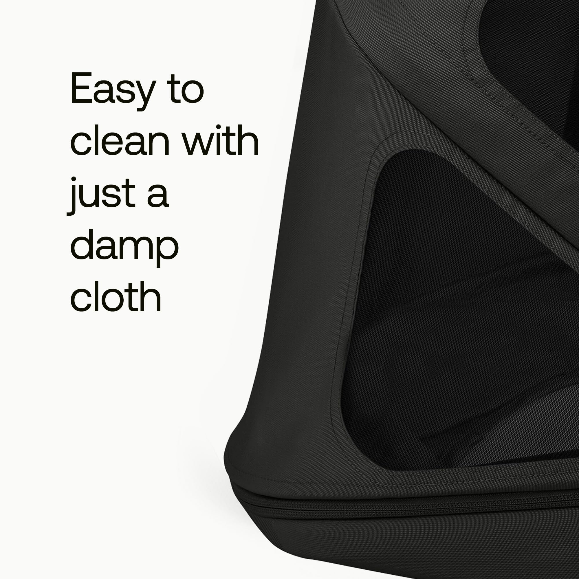 Bugaboo Donkey 6 Capote à fenêtres, extensible pour une couverture supplémentaire et une protection solaire optimale, hydrofuge, compatible avec toutes les poussettes Bugaboo Donkey, Heritage Black