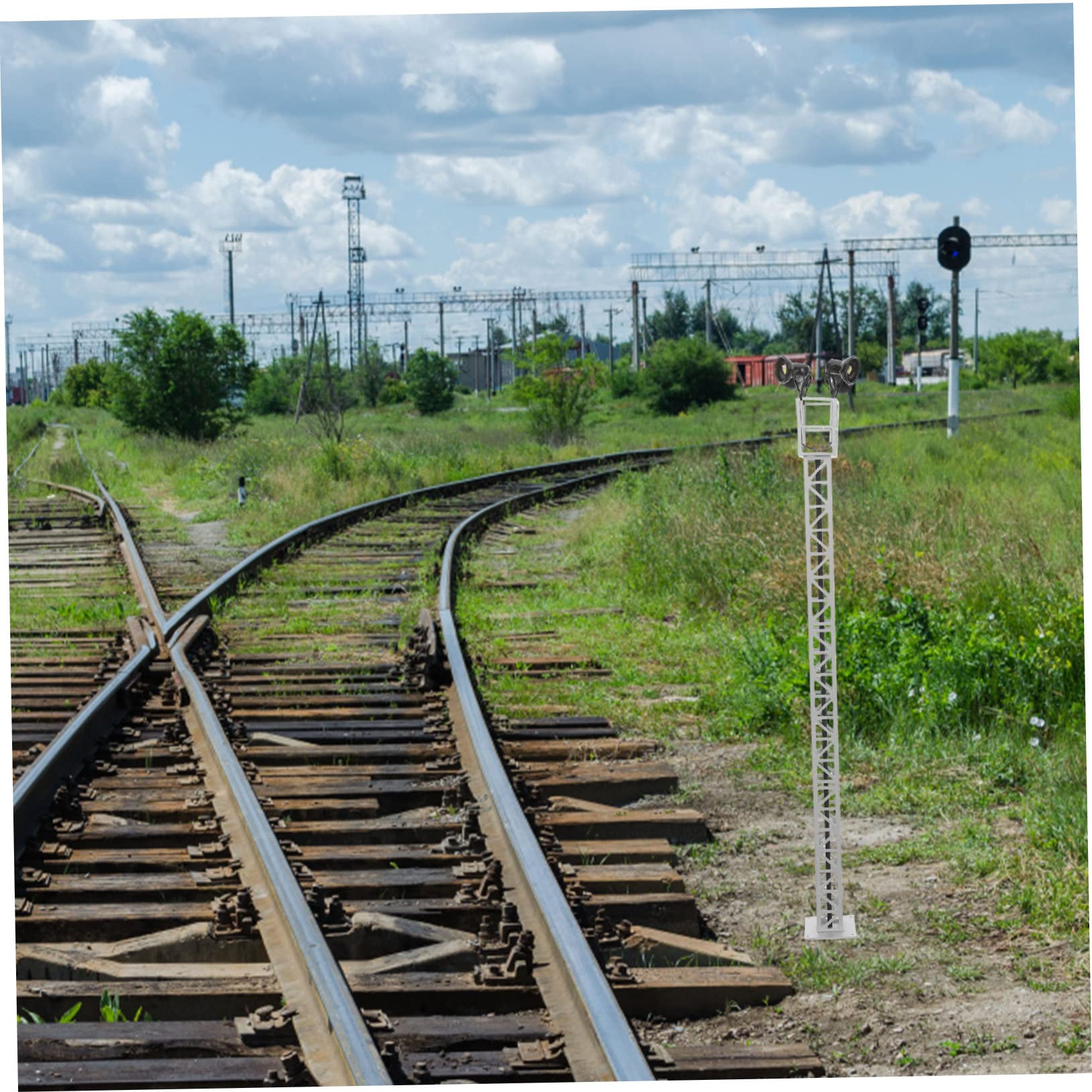 Yardwe 3stücke Miniatur Verkehrsampel Für Modelleisenbahnen Sandtisch Zubehör Signal Light Für Diorama Und Für Sammler