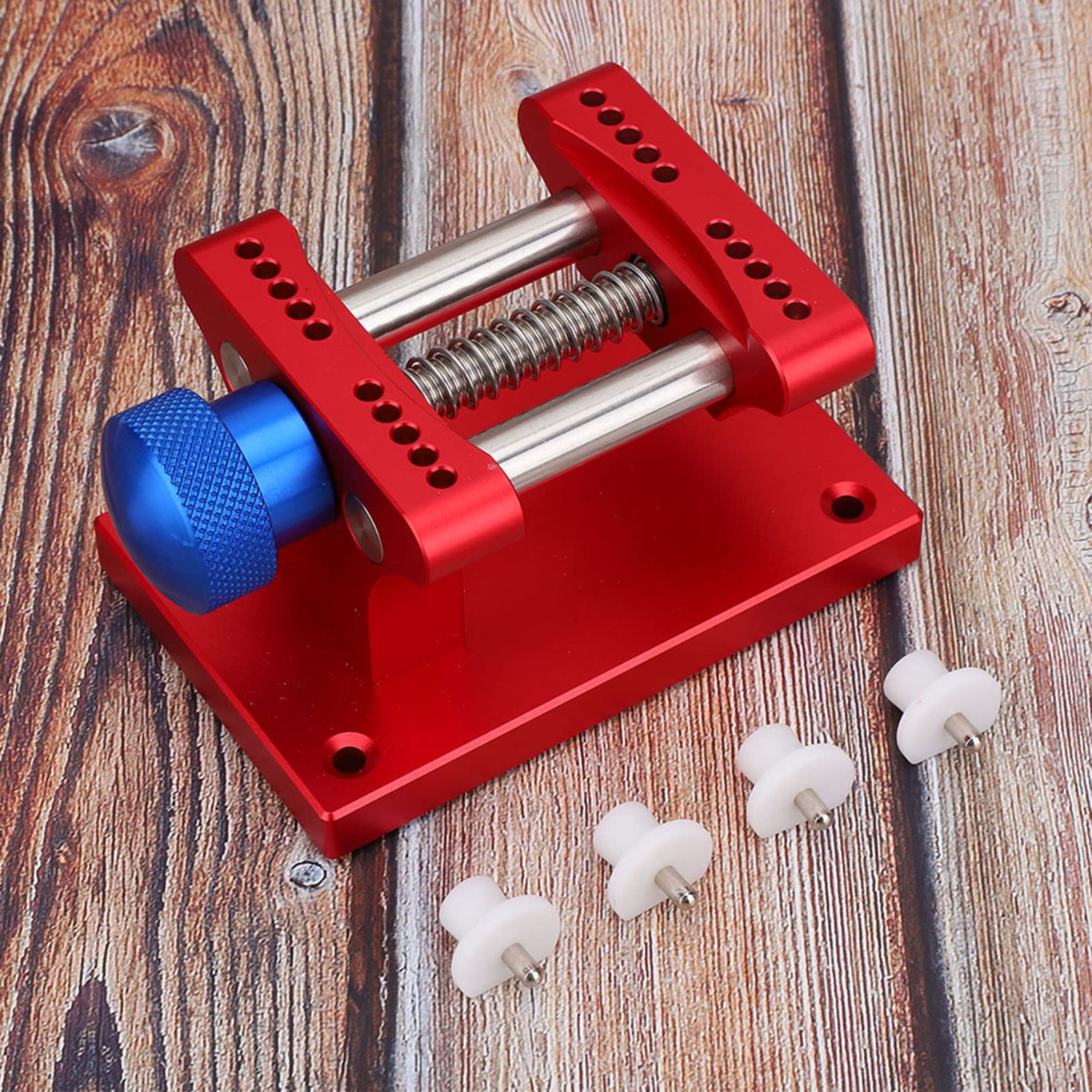KJSHXYG Watch Case Holder Tool, Watch Repairing Accessory for Battery Changing and Watch Case Opening, Sturdy Aluminum Material, Portable and Easy to Use