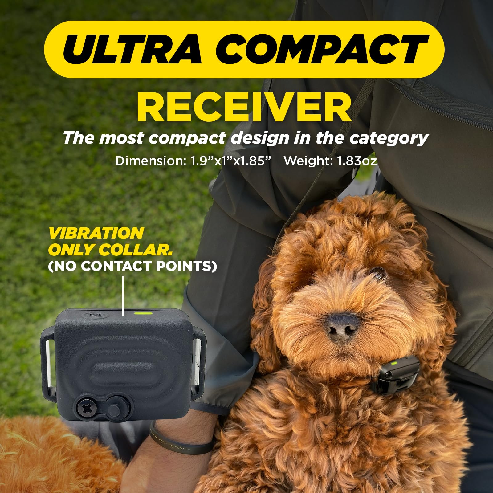 Dogtra iQ Vibe Vibration Only No Bark Collar: 4X Stronger HPP Vibration IPX9K Waterproof Precision Sensor Rechargeable product thumbnail 6