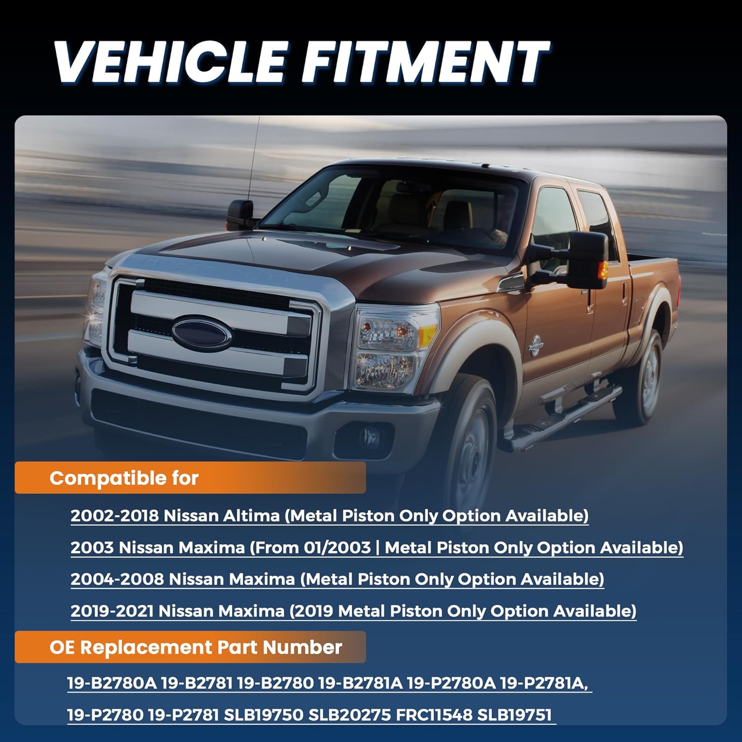 2PCS Rear Disc Brake Caliper Assembly w/Bracket Compatible for 2002-2018 Nissan Altima / 2003-2008 Nissan Maxima / 2019-2021 Maxima 19-B2780A 19-B2781A