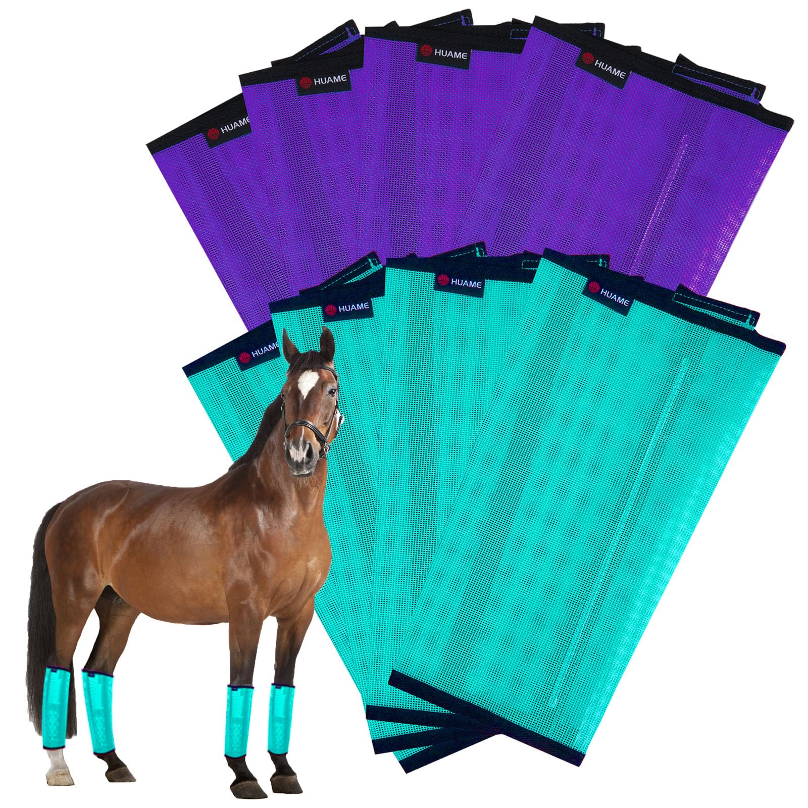 Botas de mosca transpirables para evitar el pisoteo continuo de caballos 8