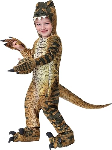 Disfraz de dinosaurio Velociraptor para niños pequeños