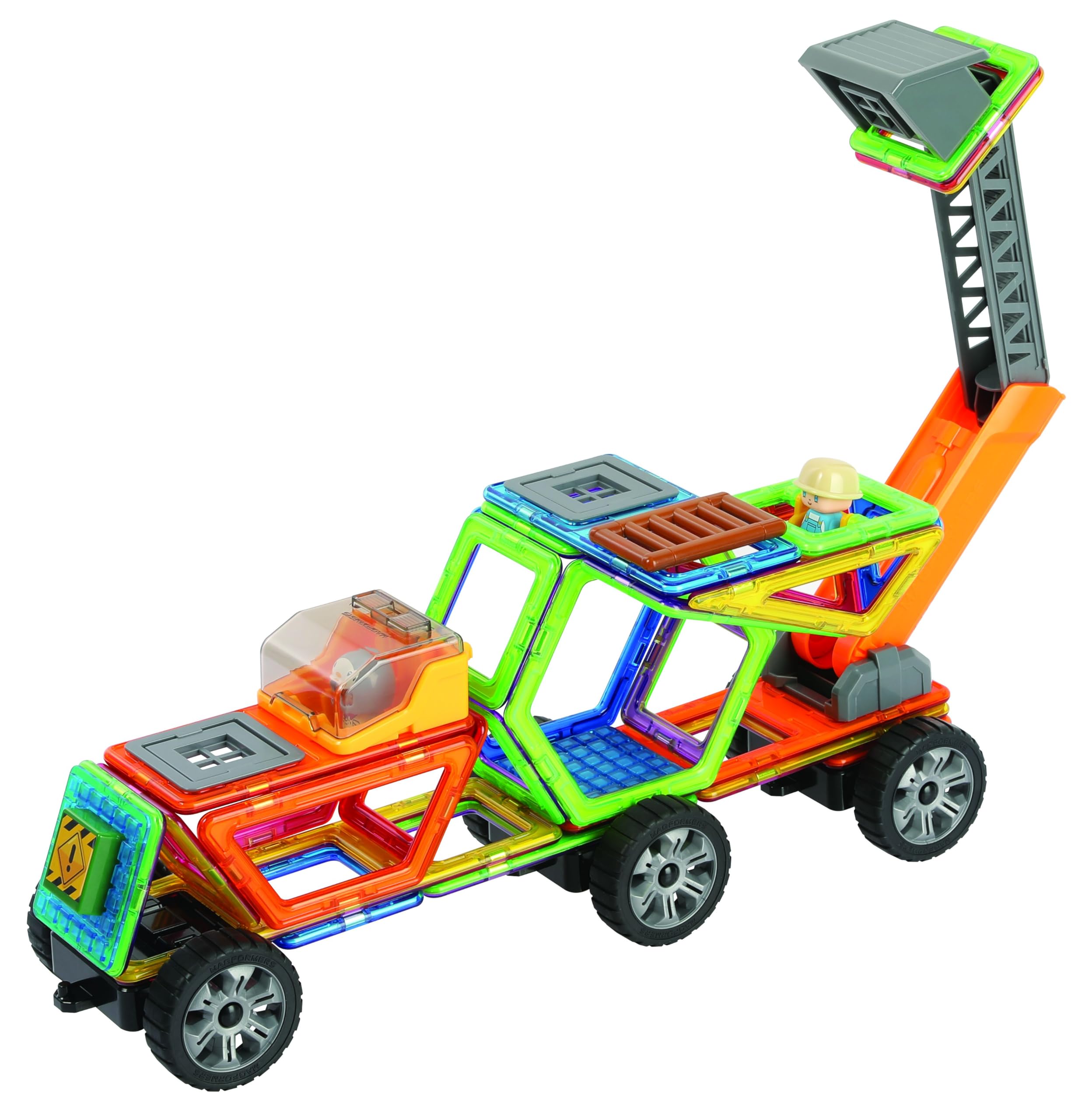 MAGFORMERS Master Craft Set, 279-15 Magnetbausteine Konstruktionsspielzeug 162 Teile, bunt, 3-99 Jahre