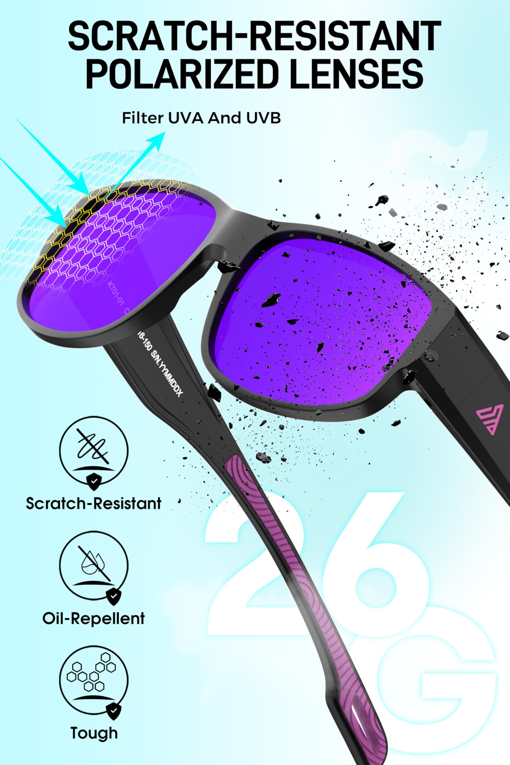 SIPLION Lunettes de soleil superposées hommes et femmes : Protection UV400 polarisée, lunettes de soleil avec clip pour lunettes de prescription