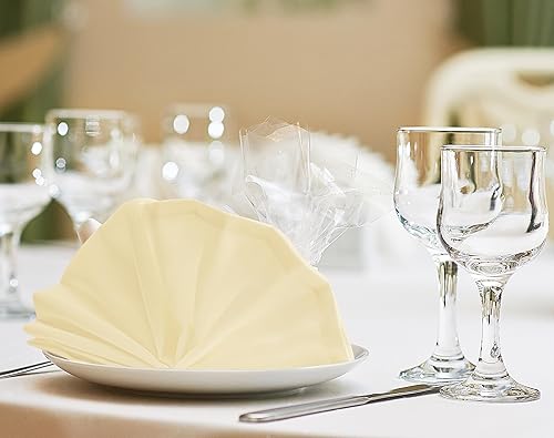 Miniatura 5 de Utopia Home Paquete de 24 servilletas de tela de 17 x 17 pulgadas, servilletas de cena 100% poliéster con bordes dobladillos, servilletas lavables