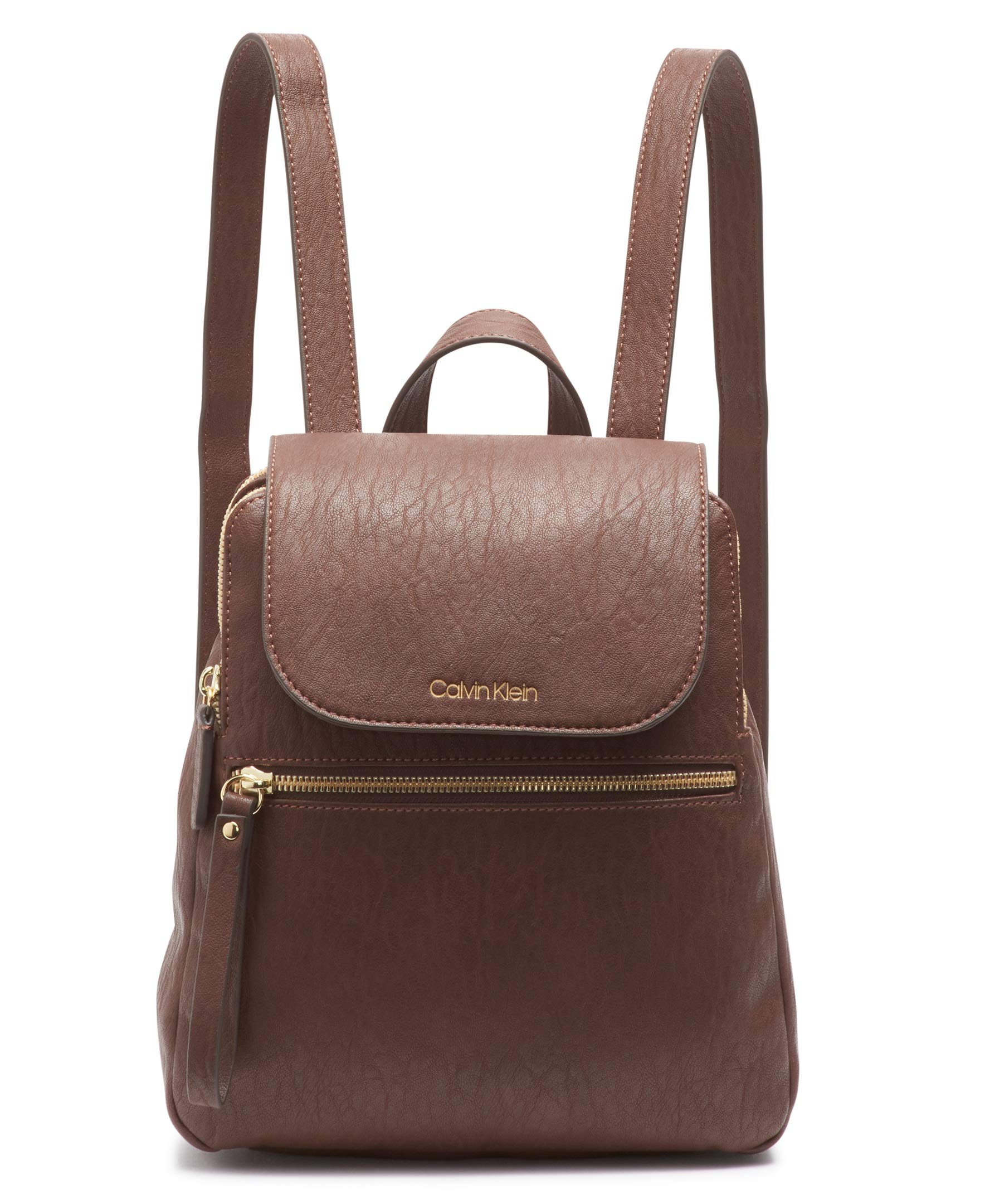 Calvin Klein Women's Elaine Bubble Lamb Novelty Key Item Flap Backpack, One Size