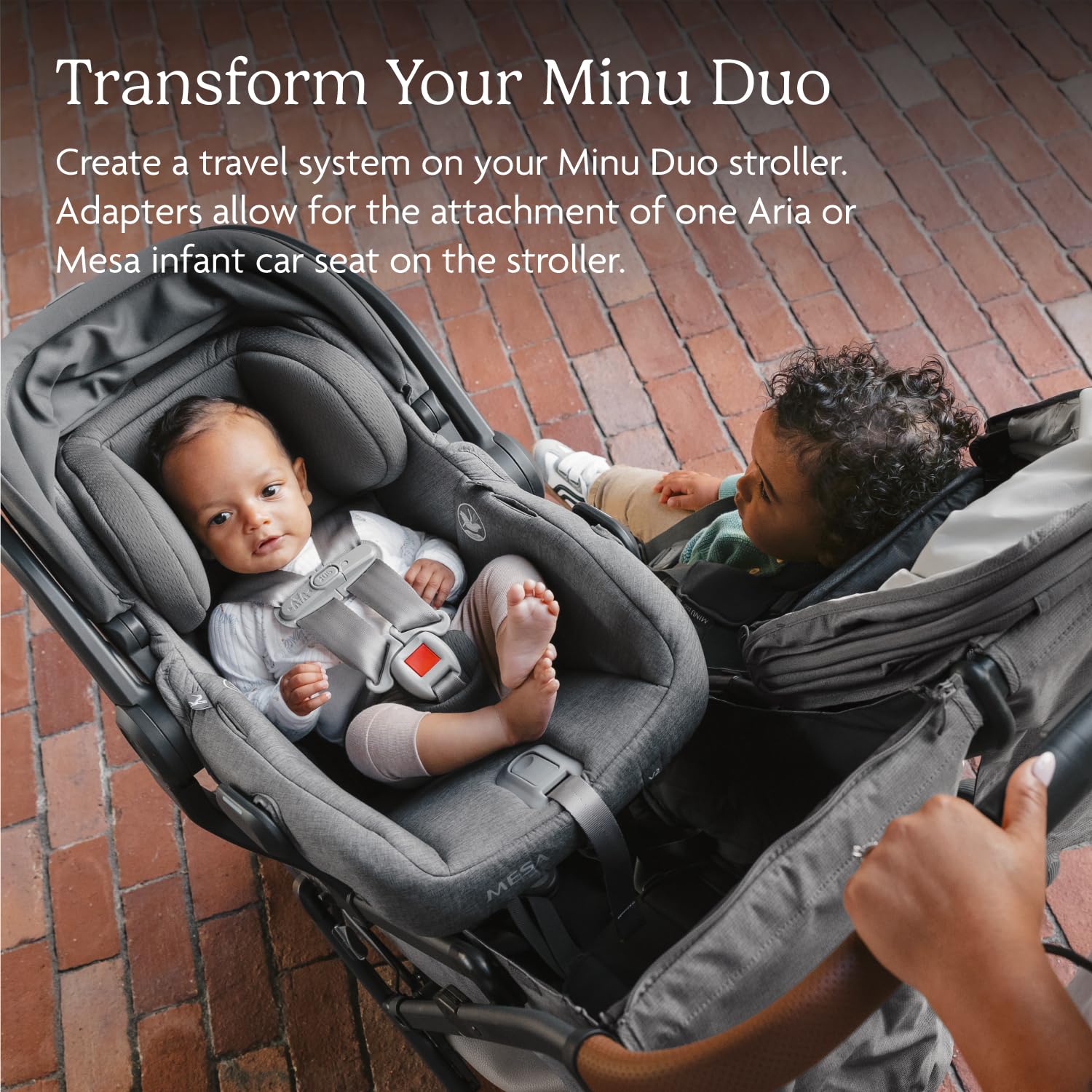 UPPAbaby Car Seat Adapter for Minu Duo Stroller – Fits Aria and Mesa : Baby