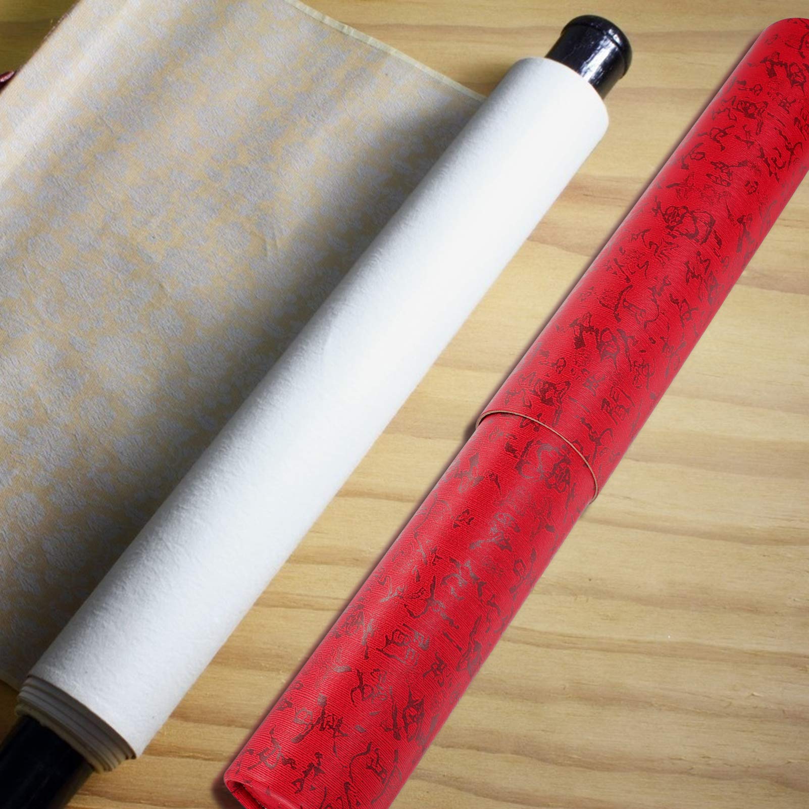 Healifty Tubo telescópico para póster Tubo de dibujo Cartel de tránsito Tubo de almacenamiento de documentos, tubo de correo para planos, caja de caña de pescar, tubo de almacenamiento de papel duro