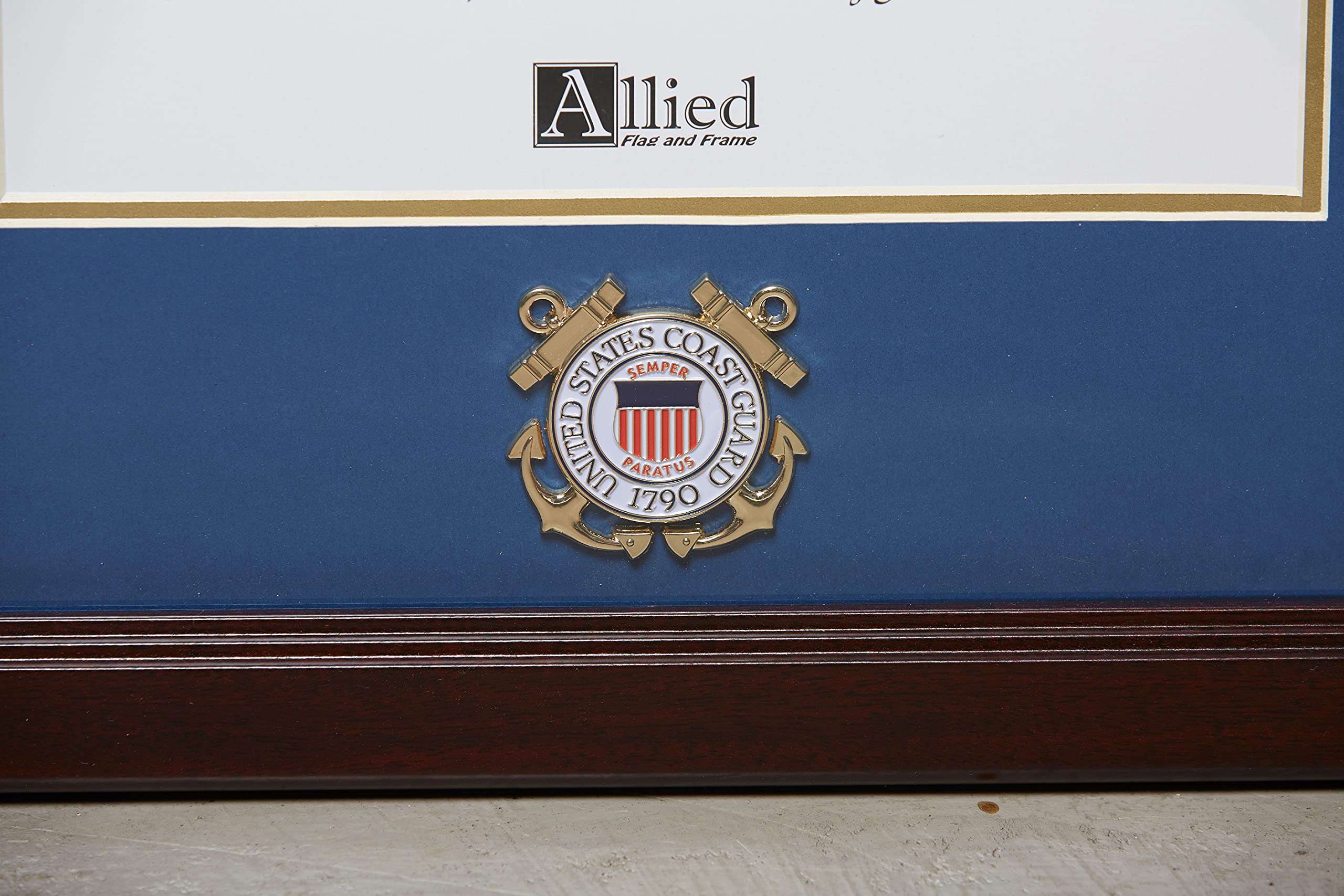 United States Coast Guard フォトフレーム 4x6インチ Amazon.com - Allied Frame US Coast Guard Medallion Portrait