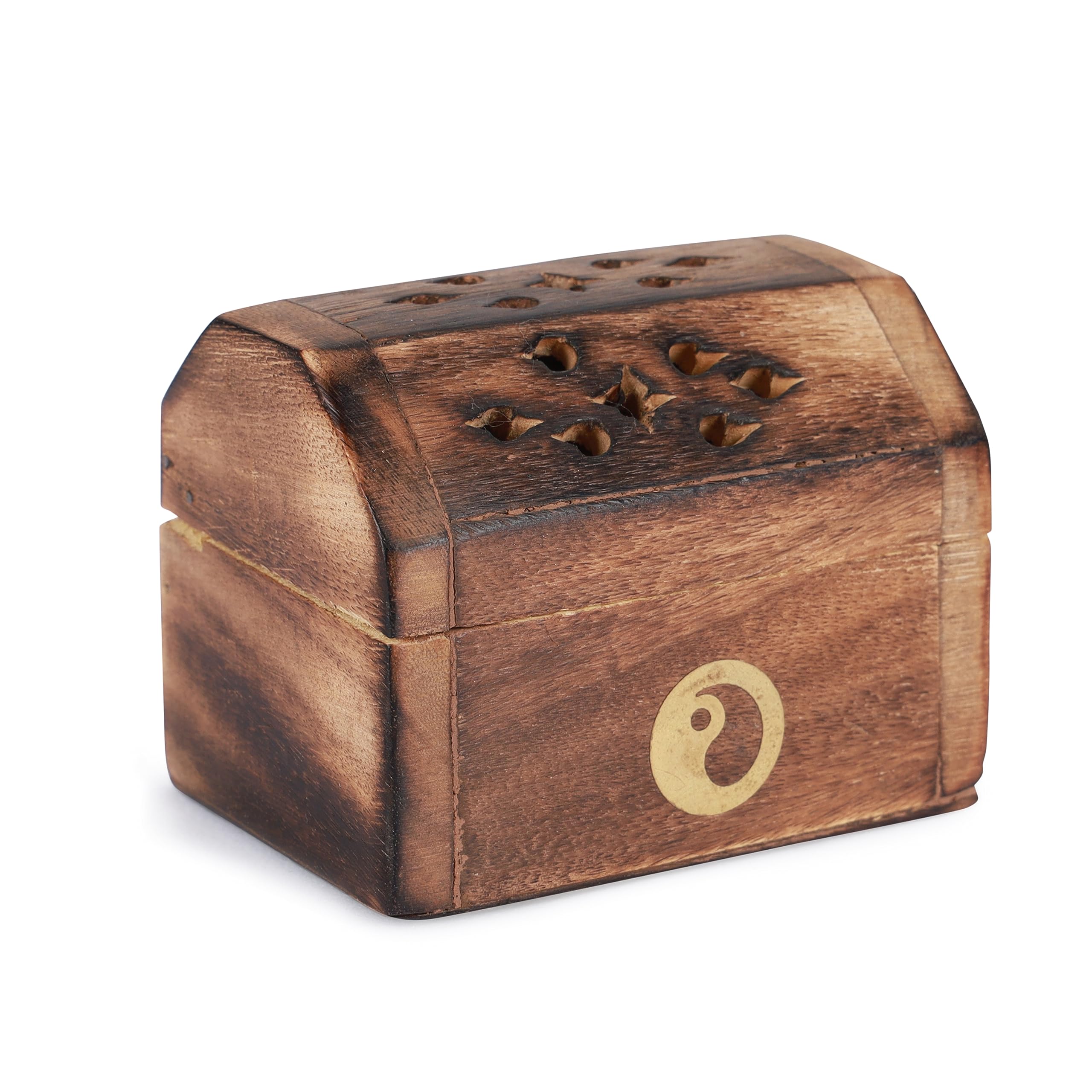 Bless-International Traditional-Handmade-Burner Wooden-Incense-Stick-Holder A...