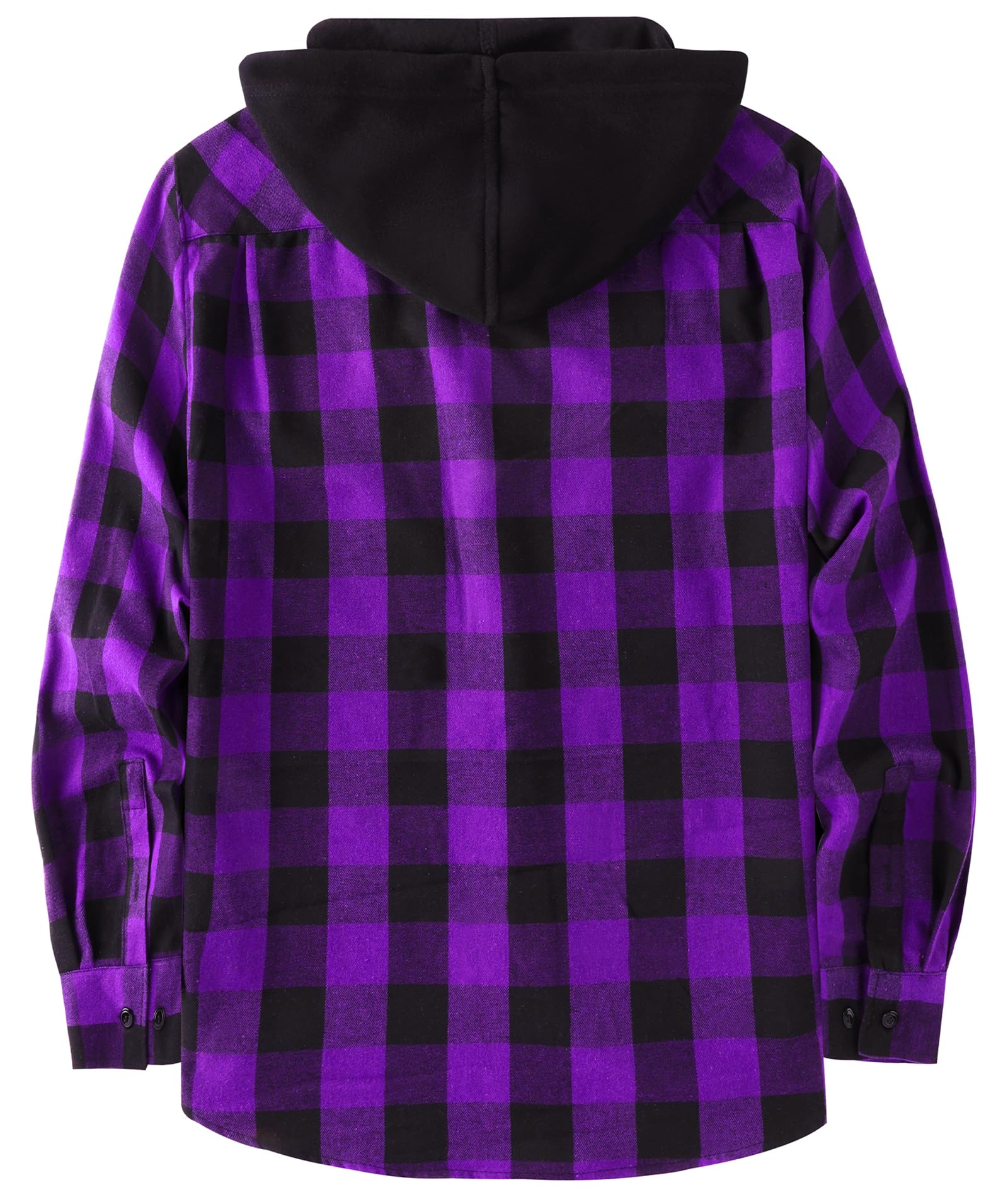 SwissWell Camicia Uomo Flanella Felpe Uomo Camicia a Quadri Manica Lunga Casual Camicia con Cappuccio M-3XL