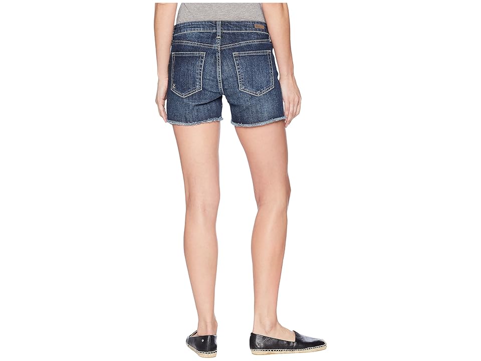 

KUT from the Kloth Gidget Fray Shorts in Stimulating/Dark (Stimulating/Dark) Women's Shorts, Blue