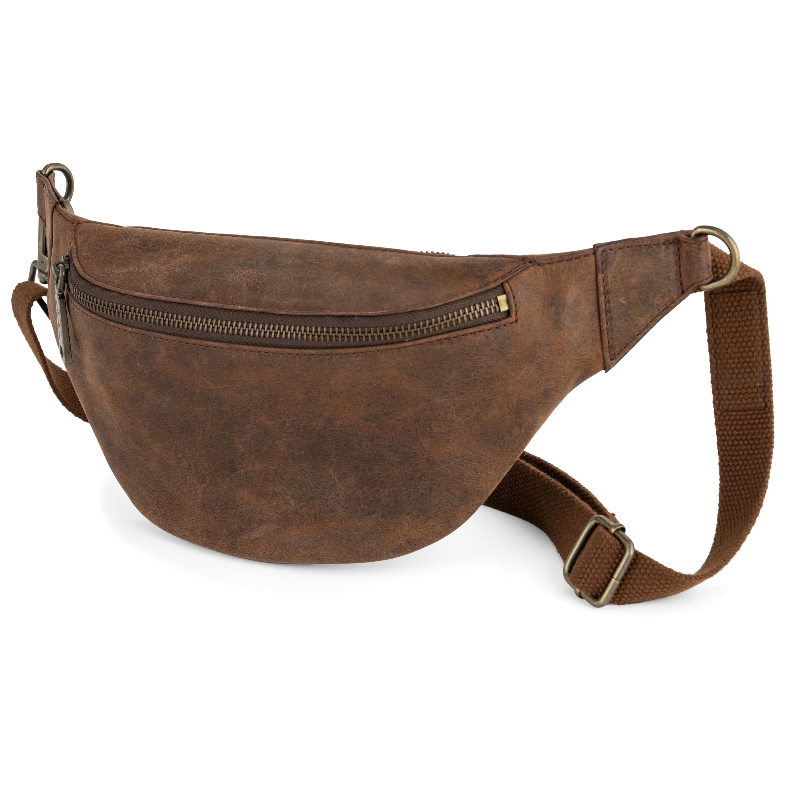 Berliner Bags Torebka nerka ze skóry Kai, Fanny Pack dla kobiet i mężczyzn, Ziemia XL, Einheitsgröße, Ziemia L
