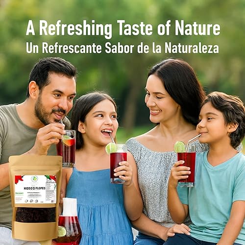 Miniatura 3 de Jamaica Flor - Té de hibisco de hojas sueltas 100% natural - 16 onzas (1 libra) - Pétalos de flores de hibisco secos - Sin cafeína - Rico en