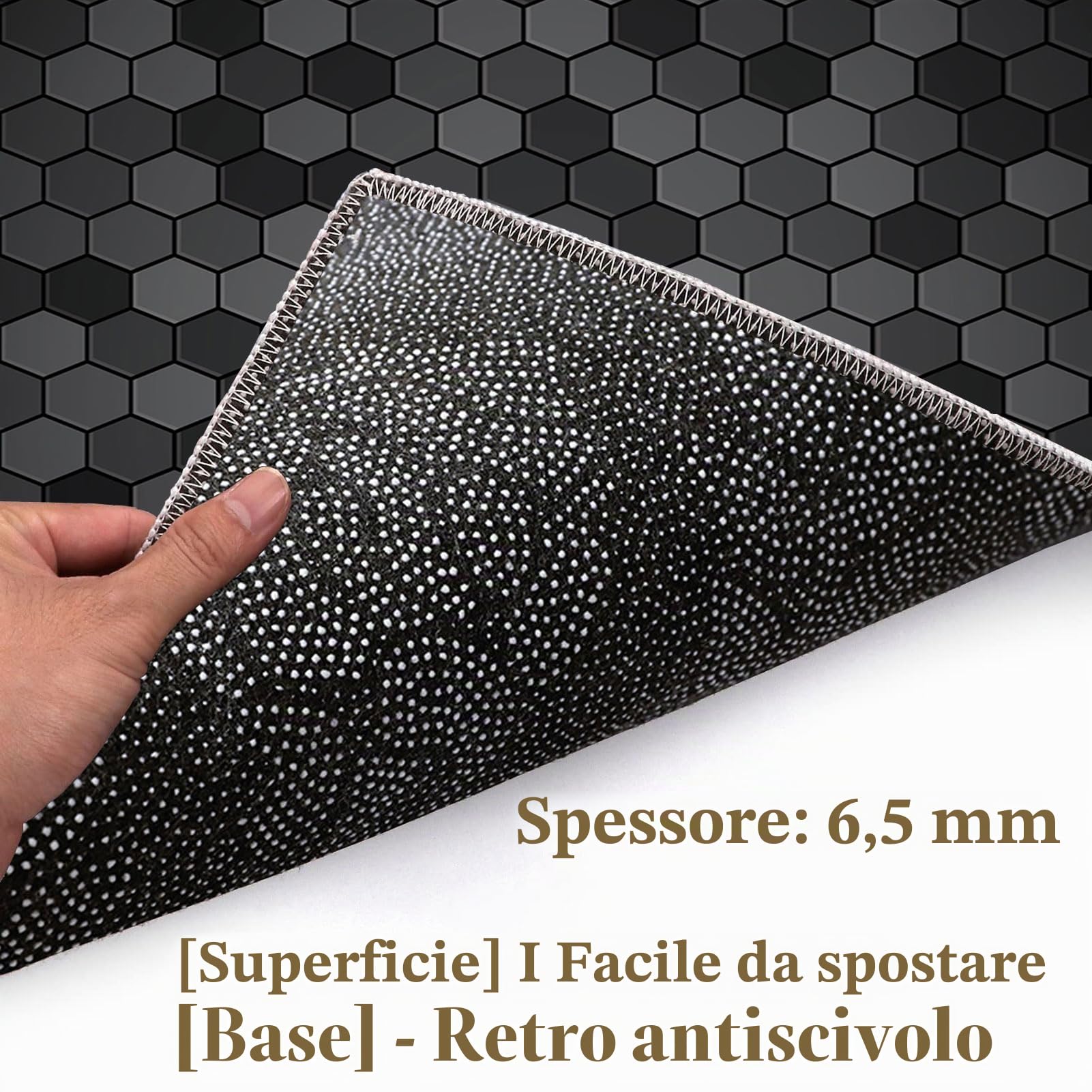 160 x 200 cm Office Tappeto Salvapavimento Protezione Parquet e Pavimenti Duri | Tappetini per Sedie Gaming | Antiscivolo | Tappeto Per Sedia A Rotelle | Tappeto Protettivo Sottosedia