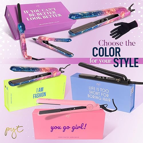 Miniatura 6 de PYT Lola Tool Kit 1.25 Plancha Plana 1 Rizador 0.748 in 1 Mini plancha de pelo (GALAXY)