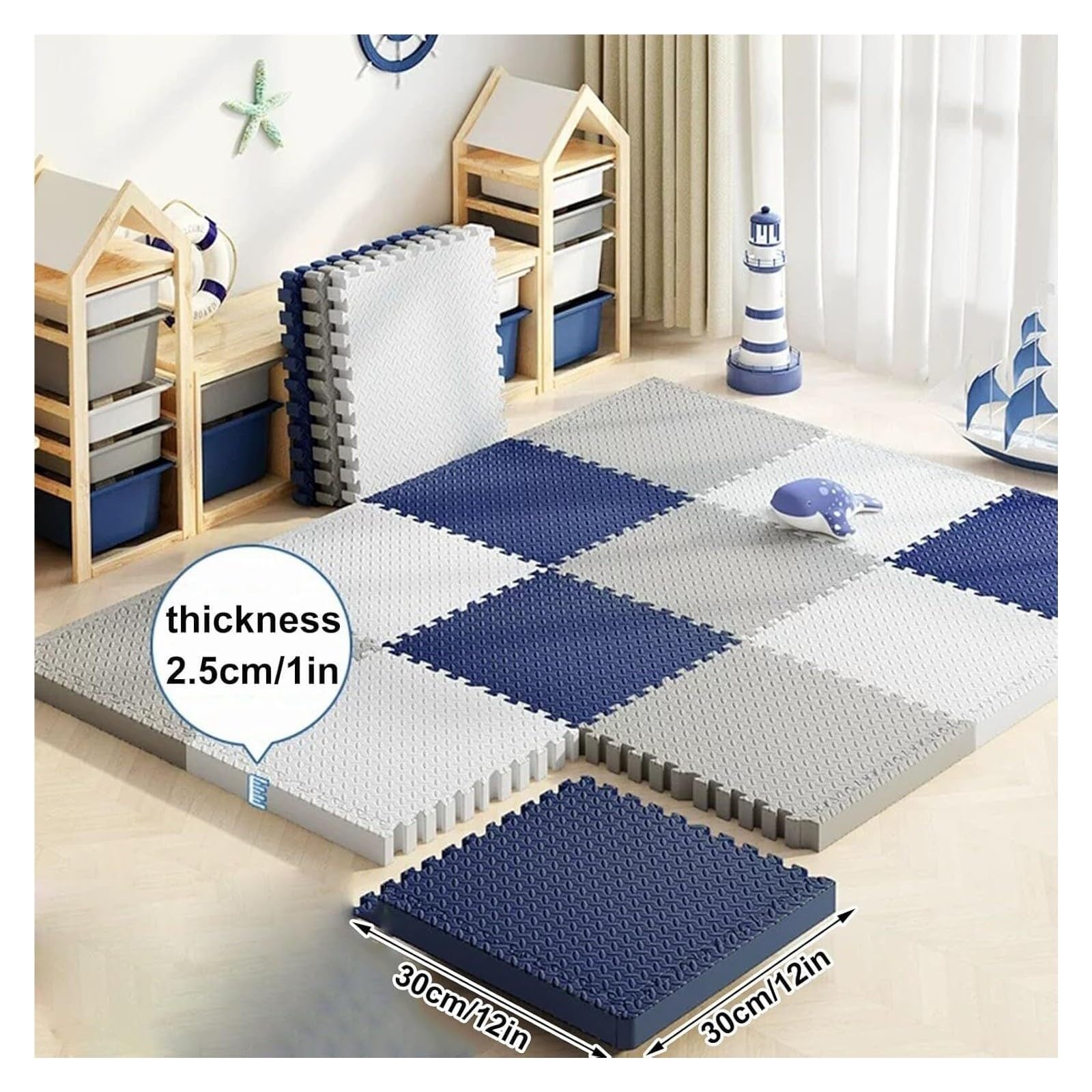 Soft Foam Sensory Tiles - Interlocking Floor Tiles