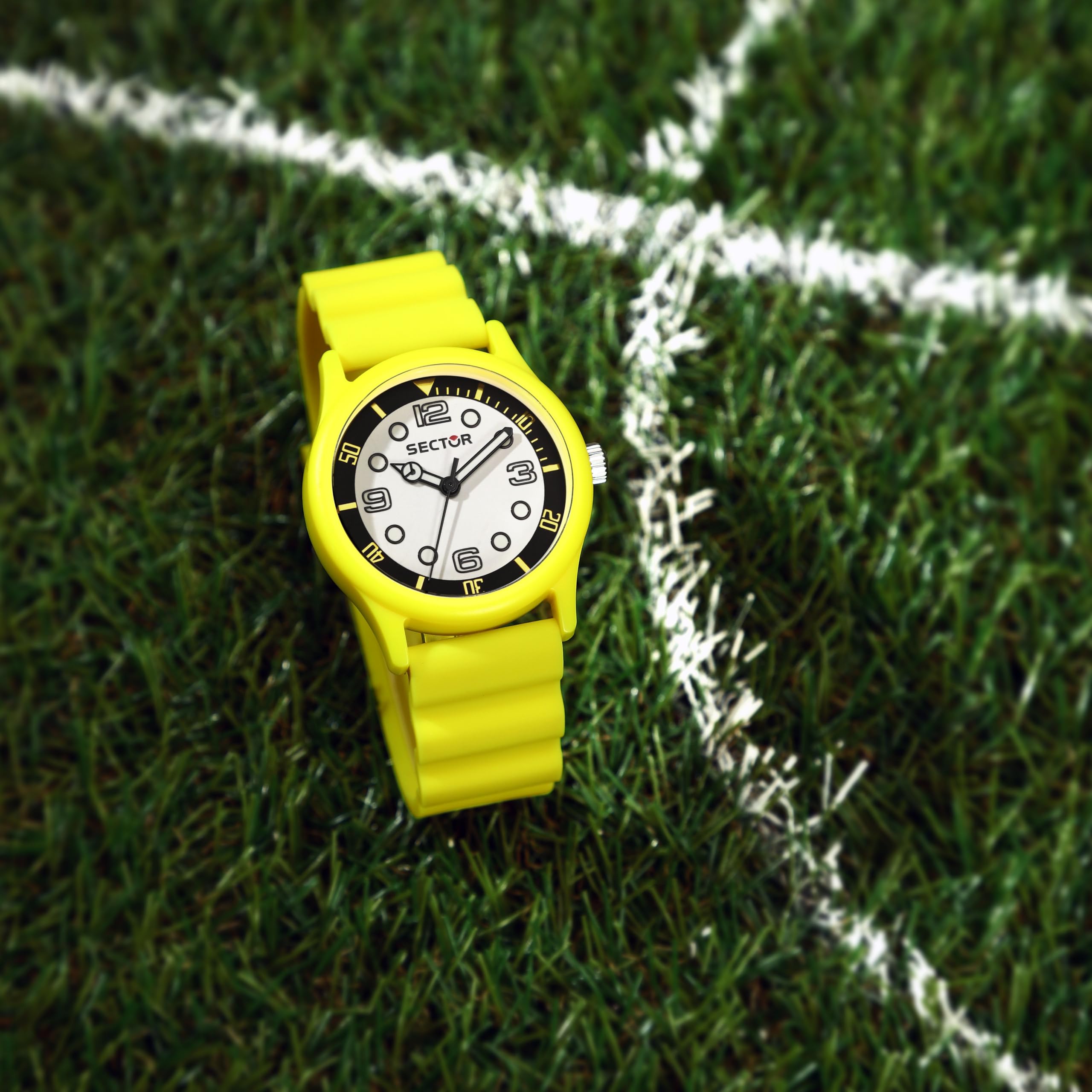 Sector No Limits Orologio Uomo, Solo tempo, Analogico, 41 mm, Collezione H2O, Silicone | Acciaio, Cassa 41.00mm, Forma Tonda