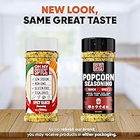 Vista 47 de Condimento para palomitas de maíz, mezcla de condimentos de rancho picante, sin gluten y bajo en sodio, condimentos con sabor a palomitas de maíz