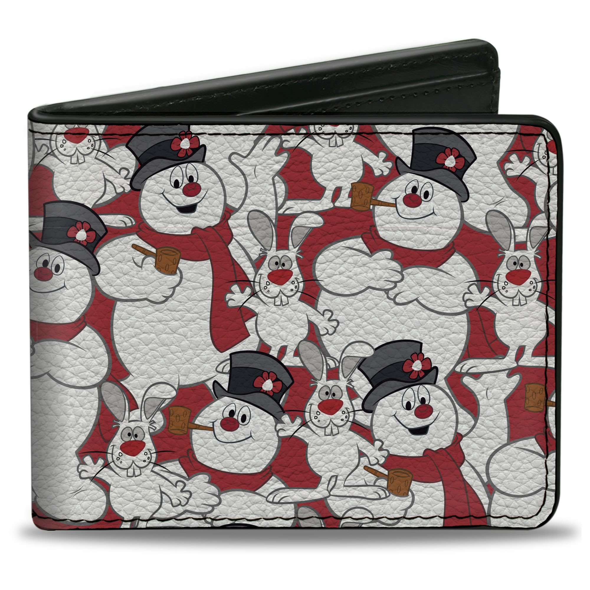 Buckle-Down Men's Bifold Wallet Frosty The Snowman, 4.0
