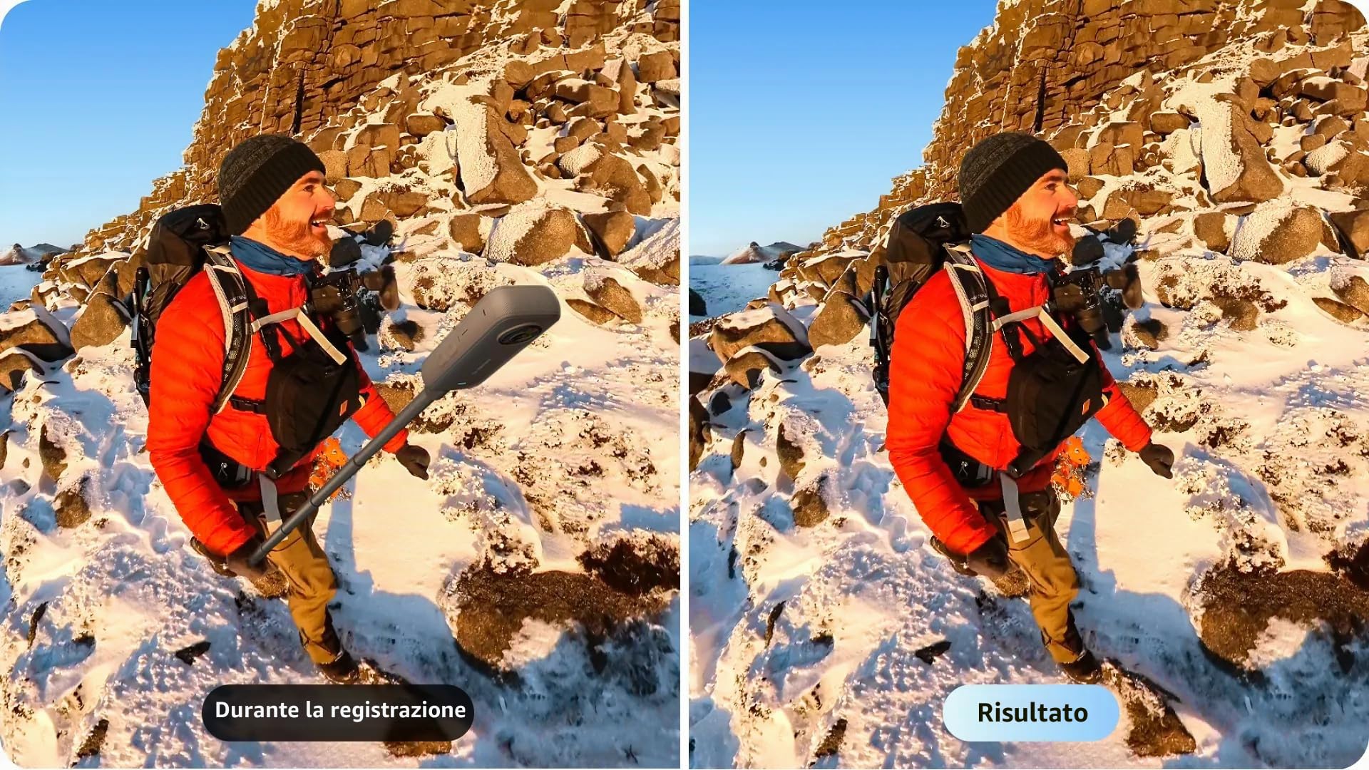 Insta360 Action Invisible Selfie Stick per X5/X4/X3