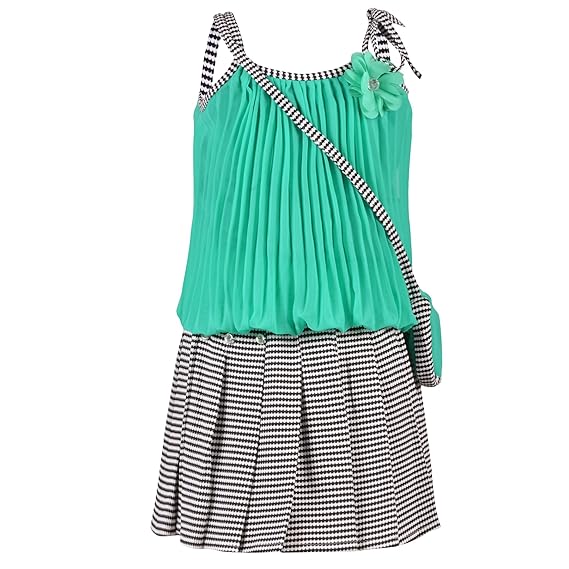 Aarika Girls A-Line Mini Dress