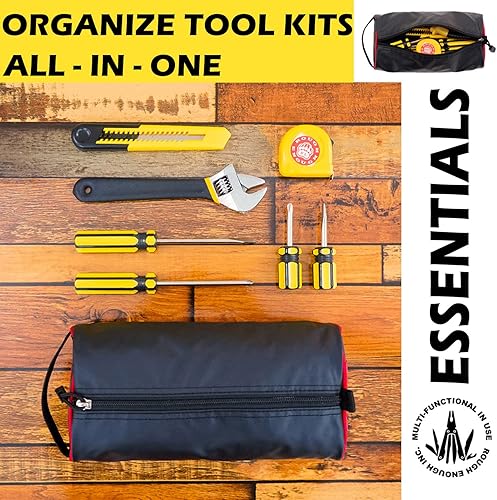 Miniatura 8 de Rough Enough - Bolsa de herramientas pequeña con asa y cremallera
