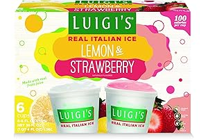 Luigi's Real Italian Ices Offer Luscious Treat With Lemon and Strawberry Twist