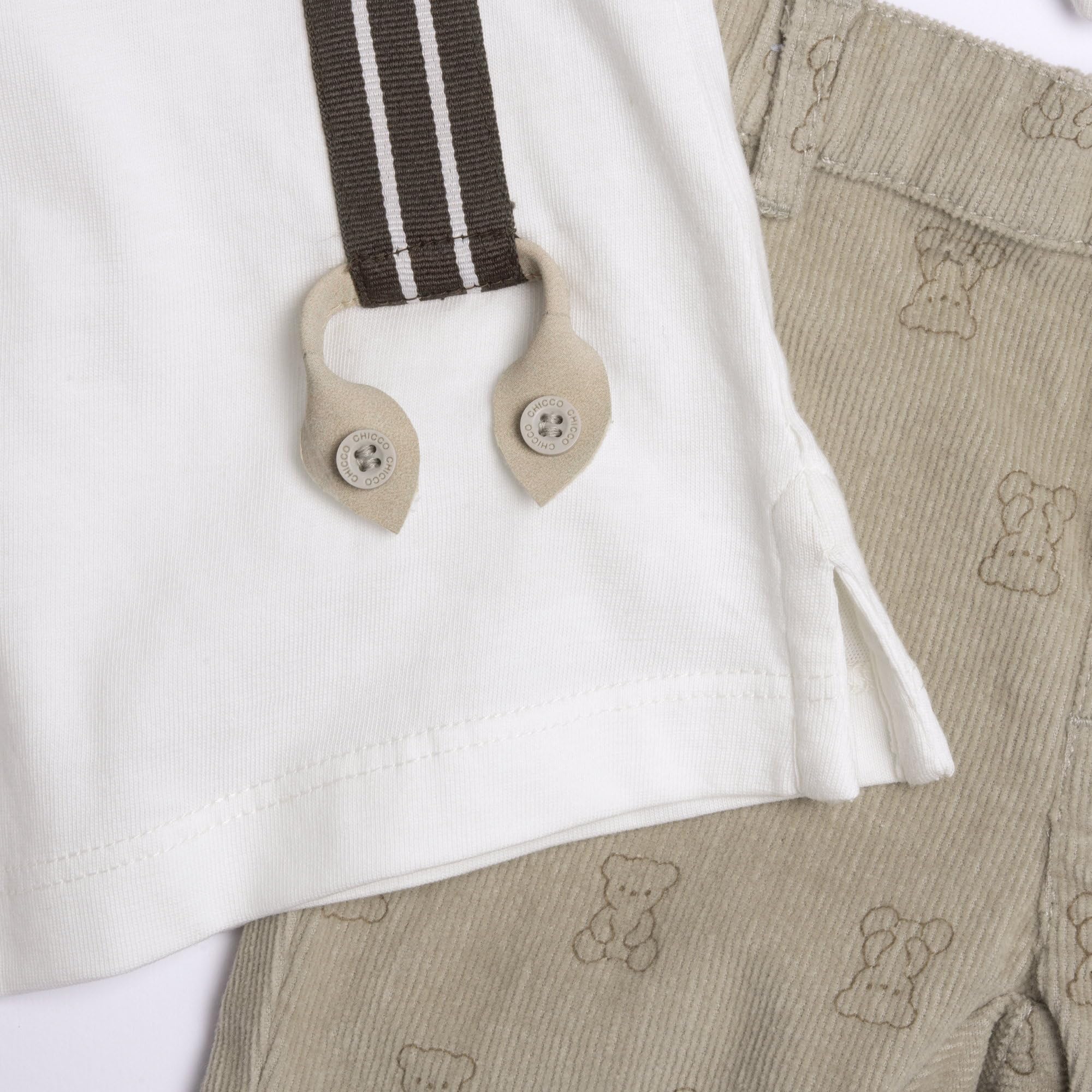 Chicco, Elegantes Babyset, Mit T-Shirt Und Hose, Babykleidung Für 0-24 Monate, Geschenkideen Zur Geburt, Designed in Italy