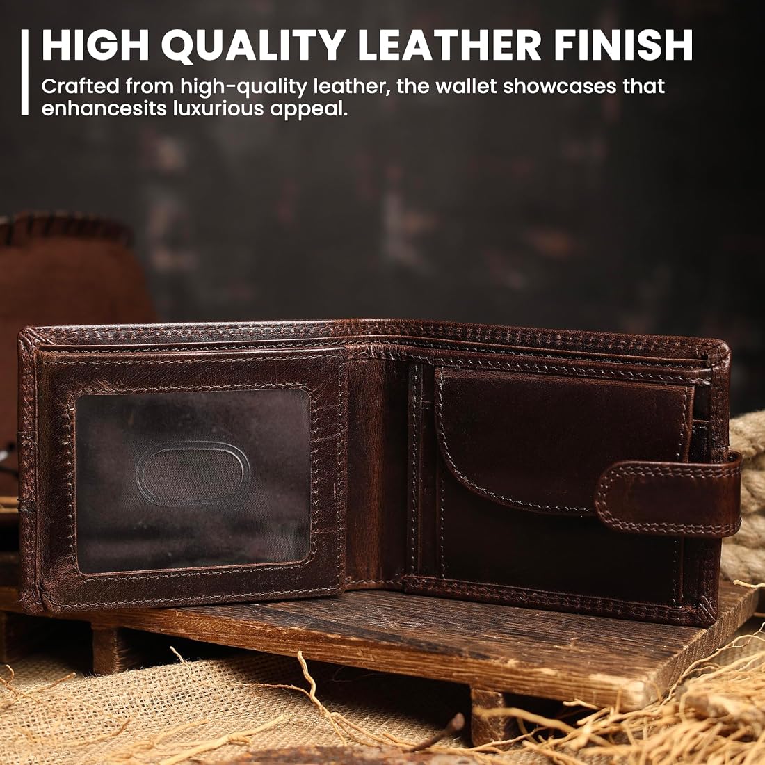 Buy JACKEROO Men's Genuine Leather Wallet (Brown) – Stylish Card