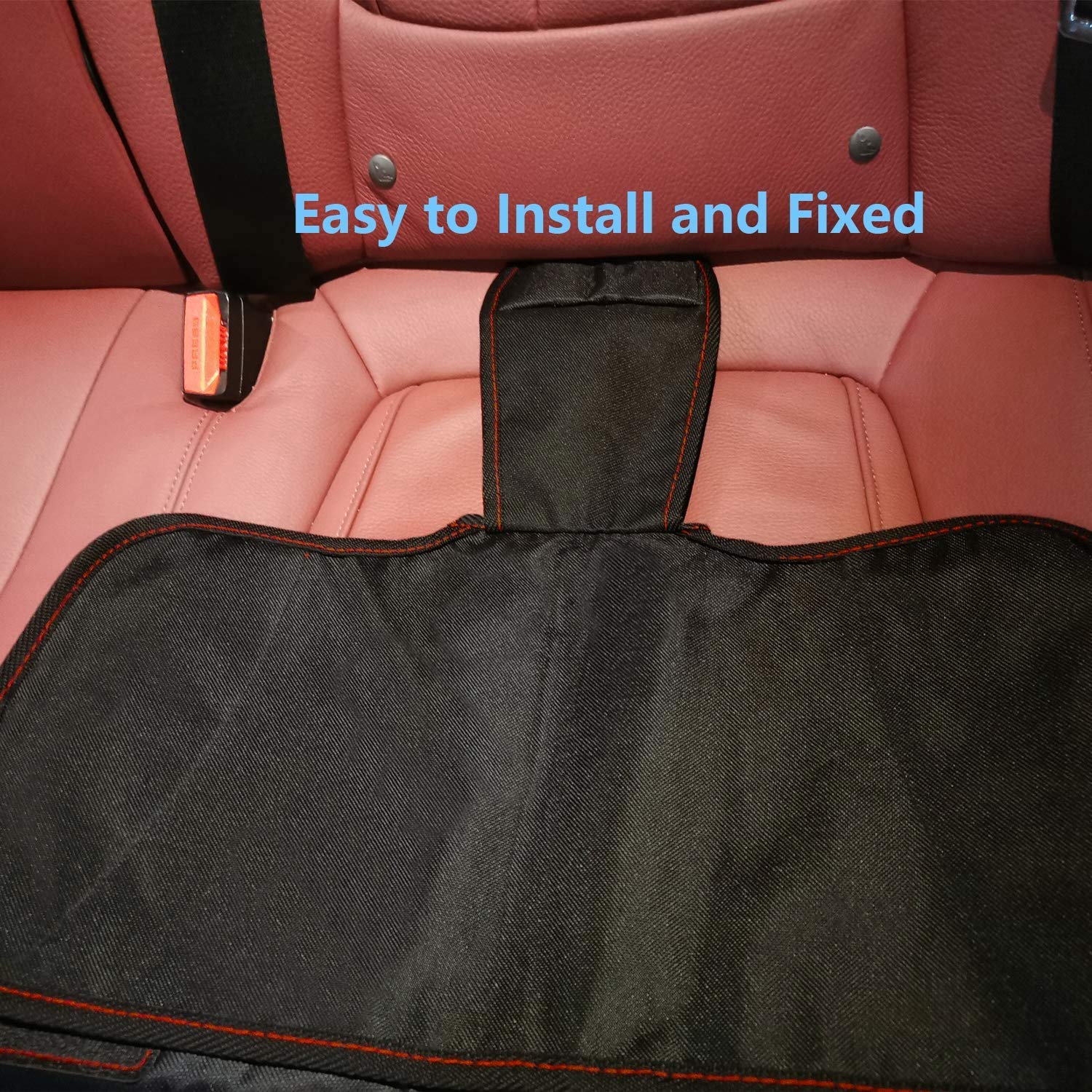 Protectores Asientos Coche para Asientos Infantiles, Cubierta de Asiento de Automóvil Universal Compatible con ISOFIX, Almohadilla de Asiento Infantil Antideslizante de Fácil Limpieza