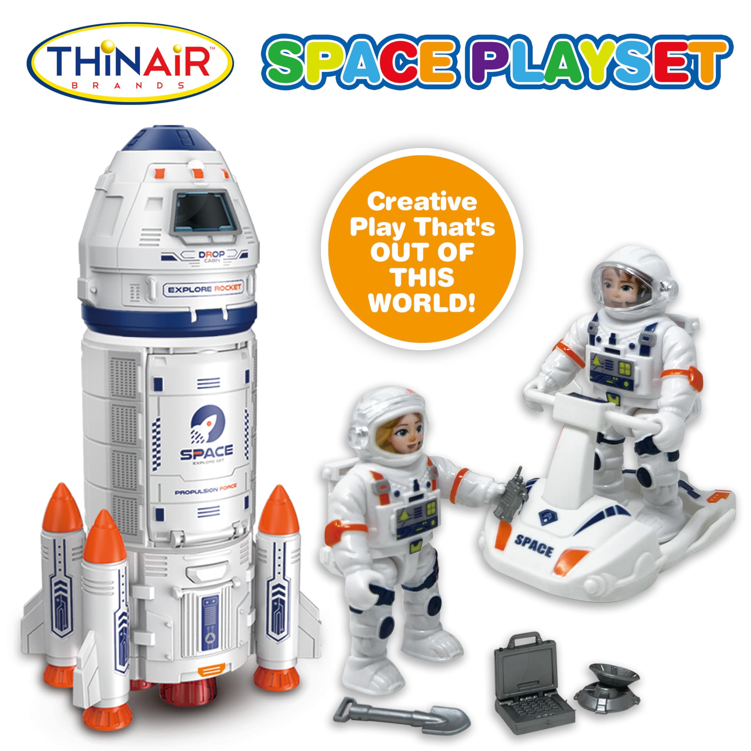 Amazon.co.jp: Nature Bound ロケット船 宇宙おもちゃ 子供用 宇宙飛行